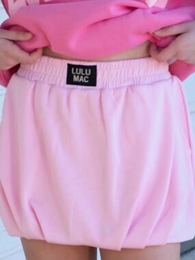 LULU MAC Pink Bubble Skirt
